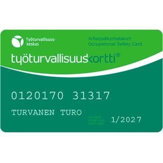 Työturvallisuuskortti, talonrakennus - 07.05.2026